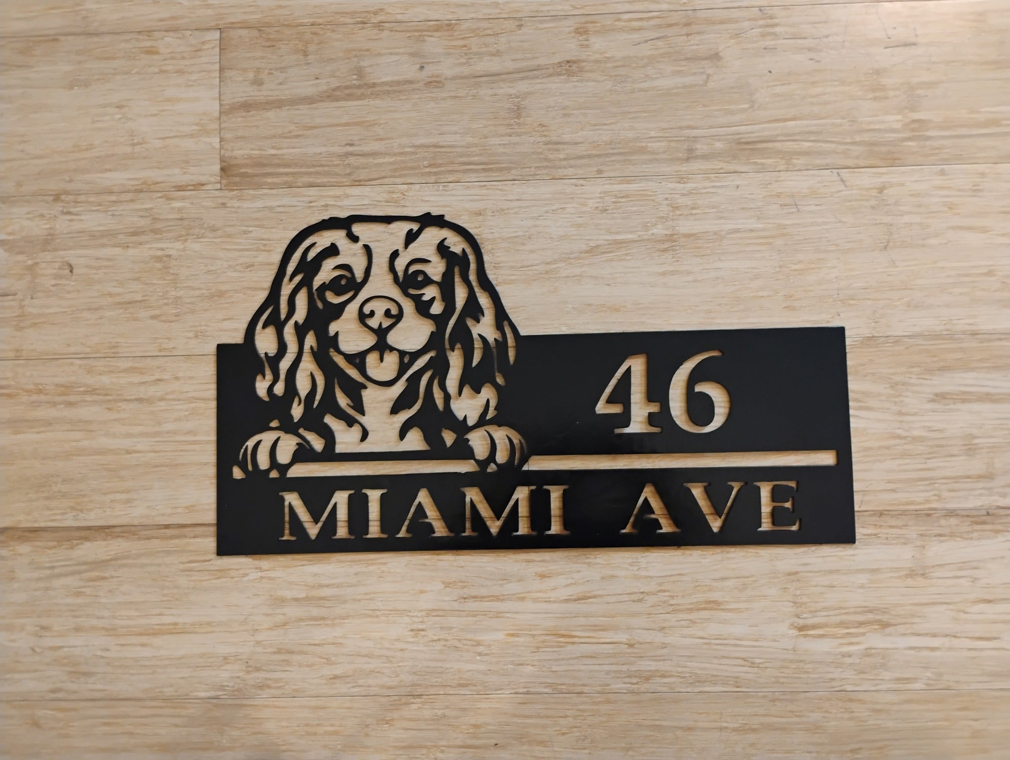 Your Pet on an Address Wall Plate