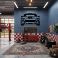 Classic Ford Mustang Metal Wall Art – Vintage Muscle Car
